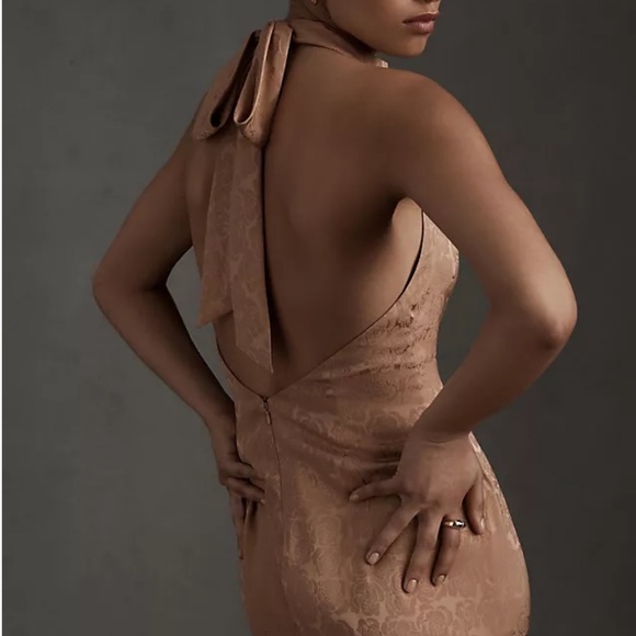 Anthropologie Fame and Partners Halter Maxi Dress Size 6 NWT - Picture 2 of 9